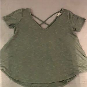 Sea foam green top